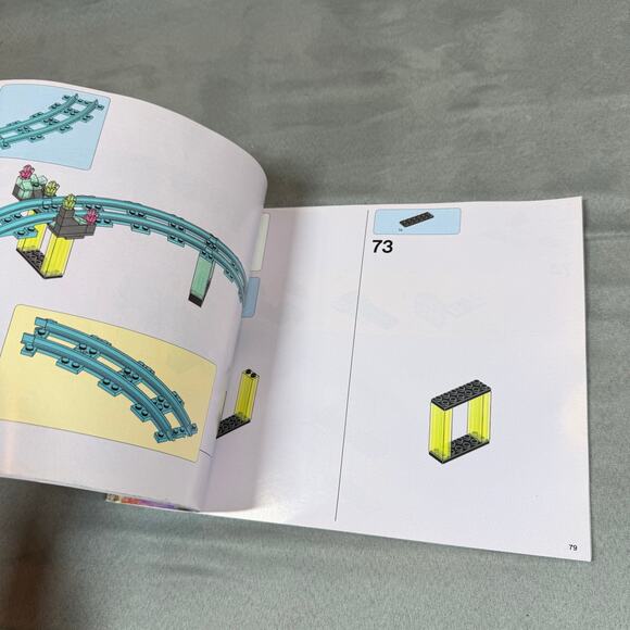 Lego Friends 41130 Instruction Manual Amusement Park Roller Coaster BOOK ONLY - Picture 4 of 6